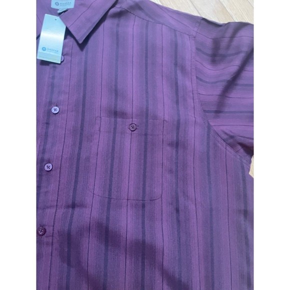 Haggar Button Down-Brand New-Msrp $50-Mens XXL-Front Pocket🔥 - Picture 2 of 6